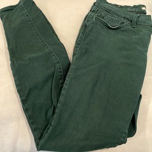 Levi’s, 710 Super Skinny, Forest Green, size 28